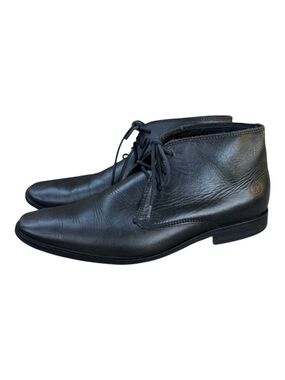 Anatomic Gel Black Leather Chukka Boots Men's Size 39